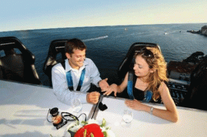 marriage proposal at dinner in the sky
