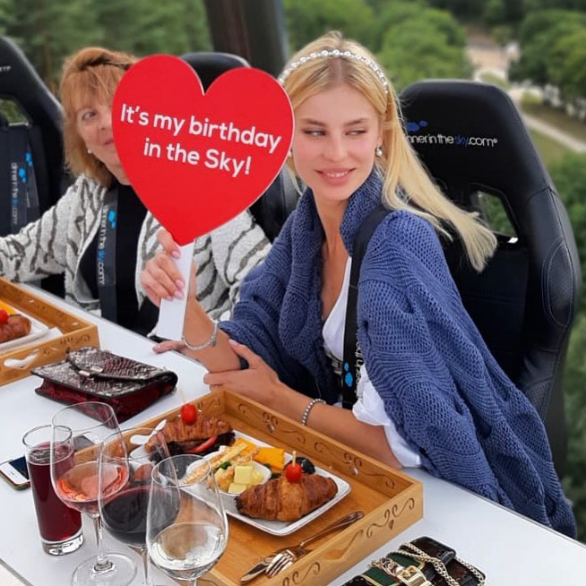 birthday party in the sky of Georgia